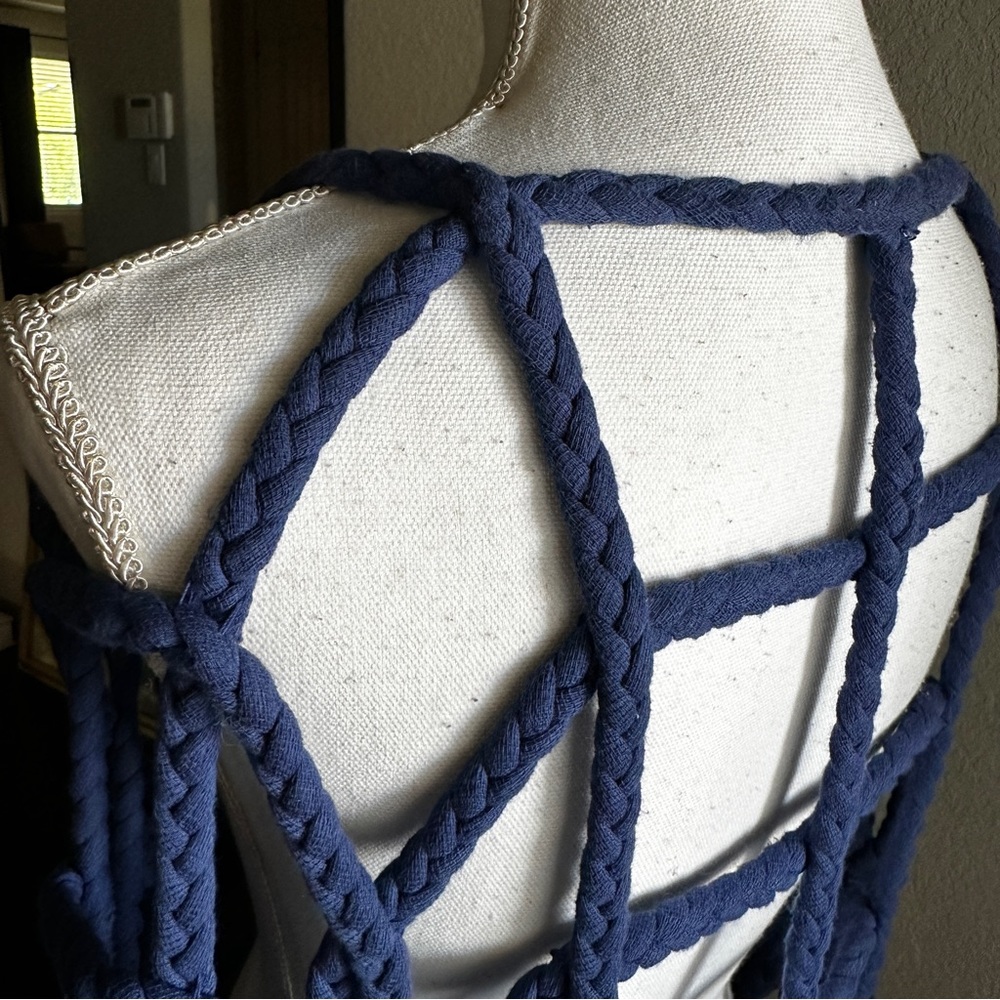 Kasia Kulenty Simone Dress Cobalt Blue Beach Coverup - Picture 6 of 6